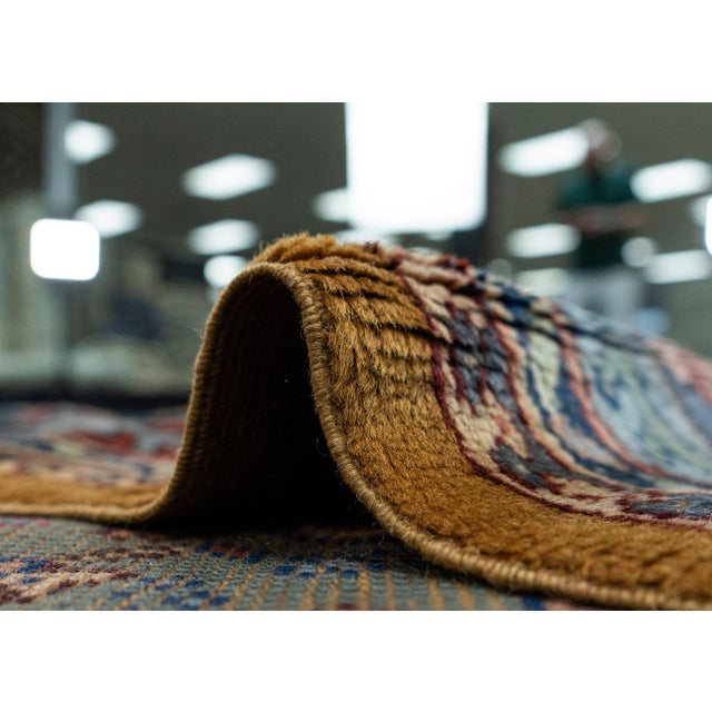 Textile Turkish Oushak Antique Rug 9'11" x 12'9" #20514 For Sale - Image 7 of 8