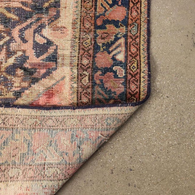 Textile Antique Malayer Rug in Wool For Sale - Image 7 of 11