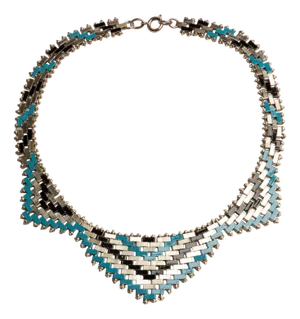 Art Deco Masonry Necklace attributed to Jakob Bengel, 1930s
