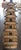 This vintage Pagoda Tower is made using split pencil reed bamboo construction layered over a wooden frame, featuring burnt...