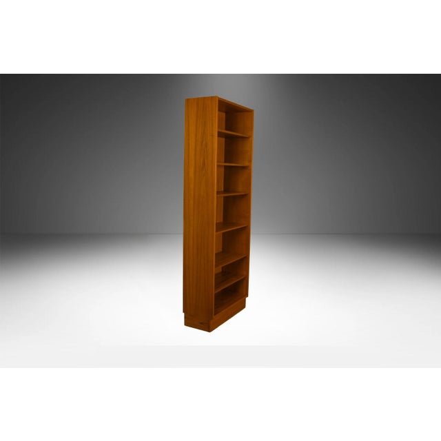 Wood Mid Century Teak Tall Bookcase 77″ Tall Hundevad & Co., Denmark For Sale - Image 7 of 16