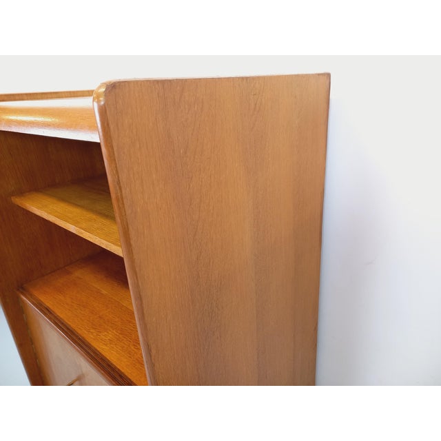 Vintage Scandinavian Style Oak Bookcase by René Gabriel, 1950s For Sale - Image 6 of 17
