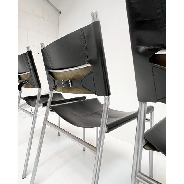 Vintage SE06 Chairs by Martin Visser for T Spectrum, 1960s, Set of 5 For Sale - Image 10 of 18