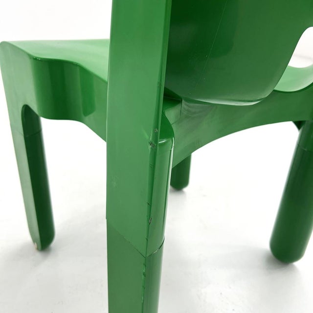 1970s Green Model 4868 Universale Chair by Joe Colombo for Kartell, 1970s For Sale - Image 5 of 10