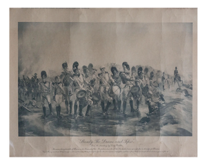 After Lady Butler, Steady, the Drums and Fifes!, 1890s, Lithograph