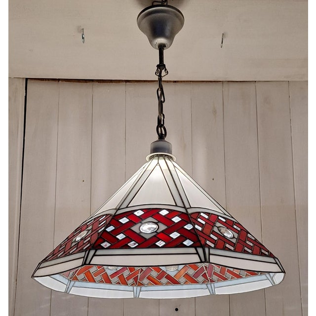 1970s Vintage Glass Pendant, 1970s For Sale - Image 5 of 8