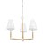 The definition of modern coastal style, Mariana features a rattan-wrapped textured white frame and crisp white linen...