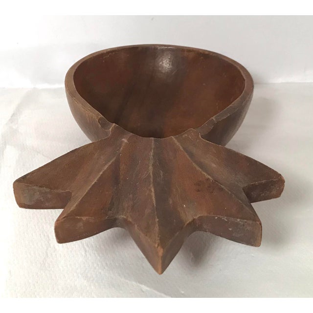 Vintage Wooden Pineapple Serving Bowl Chairish