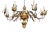 Italian Giltwood Chandelier For Sale