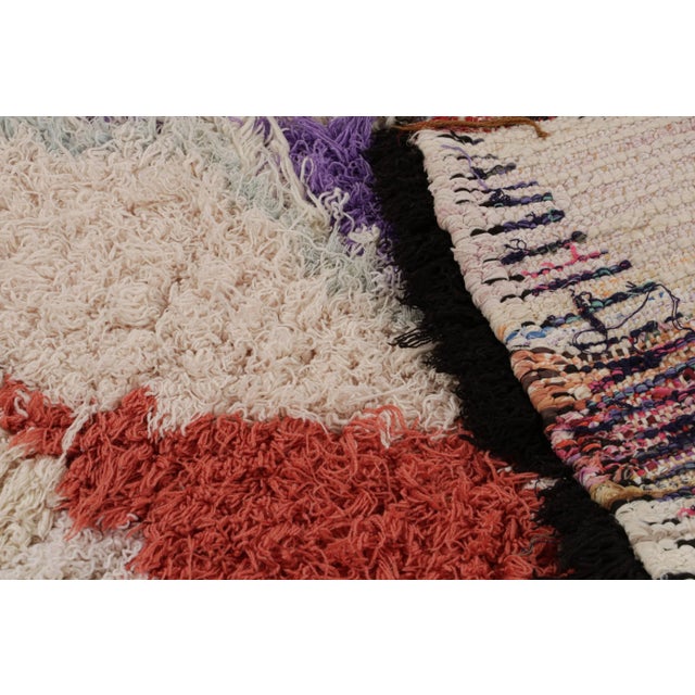 Textile Vintage Azilal Moroccan Style Runner Rug, With Patterns From Rug & Kilim For Sale - Image 7 of 7
