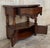19th Century Pair of Catalan, Spanish Nightstands with Drawers & Low Open Shelf For Sale - Image 4 of 18
