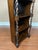 Petite Antique English Bookcase Bookshelf Barley Twist Tiger Oak Display C1920 For Sale - Image 9 of 18