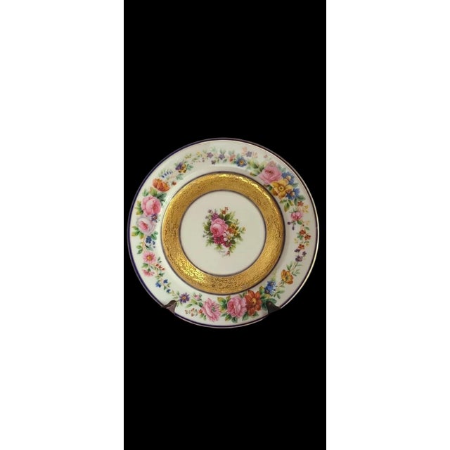 Late 19th Century 19th Century Limoges 9" Hand Painted Display Plate - Signed For Sale - Image 5 of 8