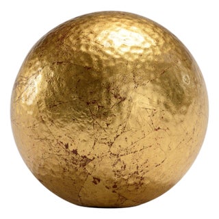 Hammered Ball - Gold, Medium For Sale
