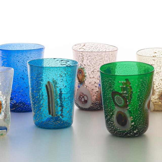 Each piece of the BICCHIERI DI MURANO collection is unique and handmade by master glassblowers on the Isle of Murano in...