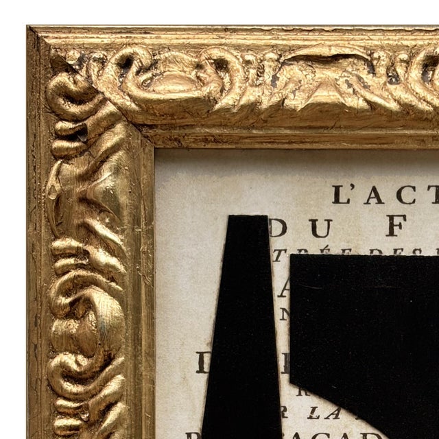 Various Artists Contemporary Black and White Collage in Vintage Gold Frame For Sale - Image 4 of 6