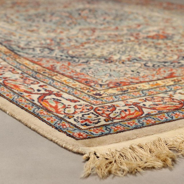 Kashmir Rug in Wool For Sale - Image 4 of 10