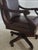 Brown Sam Moore Rolling Leather Desk Chair For Sale - Image 8 of 18