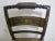 Early 1900s Antique Hitchcock Style Black Gold Stenciled Farmhouse Rush Seat Side Chair For Sale - Image 4 of 12