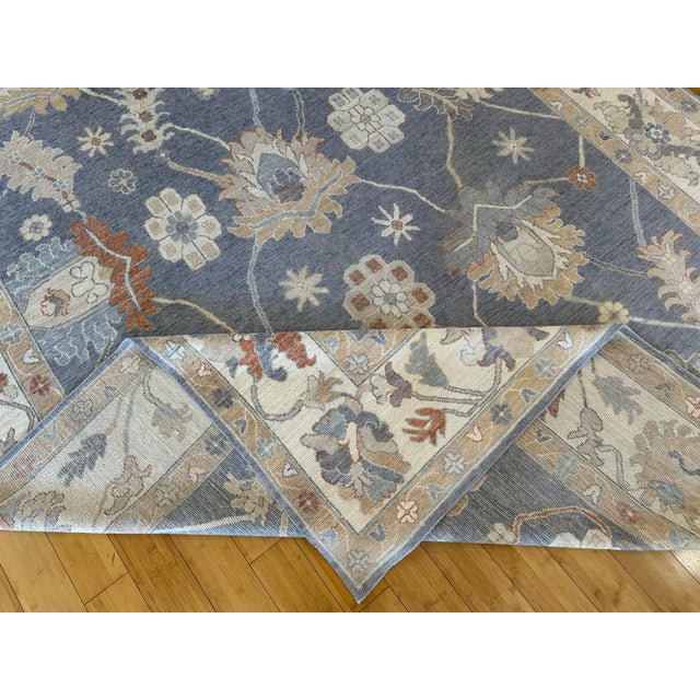 9x12 Oriental Oushak Area Rug For Sale - Image 9 of 9