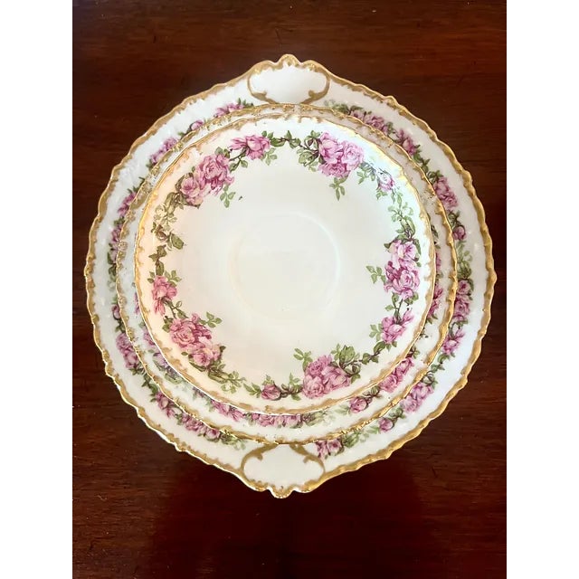 Cream Circa 1900 Antique L&s Limoges Tea Set- 21 Pieces For Sale - Image 8 of 9