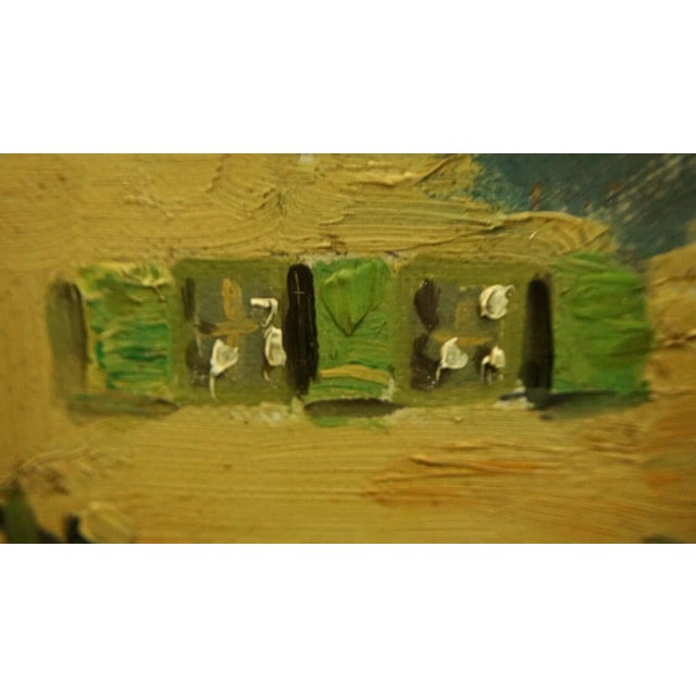 Otto Dill, Rural Landscape, 20th Century, Oil Painting on Cardboard For Sale - Image 10 of 18