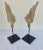 1900 - 1909 Distressed Neoclassical Wood Carved Wings on Iron Bases, Italy, 1900s For Sale - Image 5 of 8