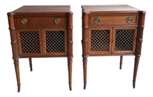 Pair of Vintage Regency Style Side Tables