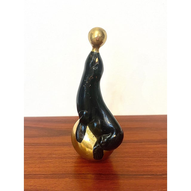 Vintage Brass Animal Sculpture attributed to APKO for SuperBrass, Netherlands, 1970s For Sale - Image 12 of 12