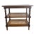 Mahogany Robert Lighton Bamboo Leg Drink Table For Sale