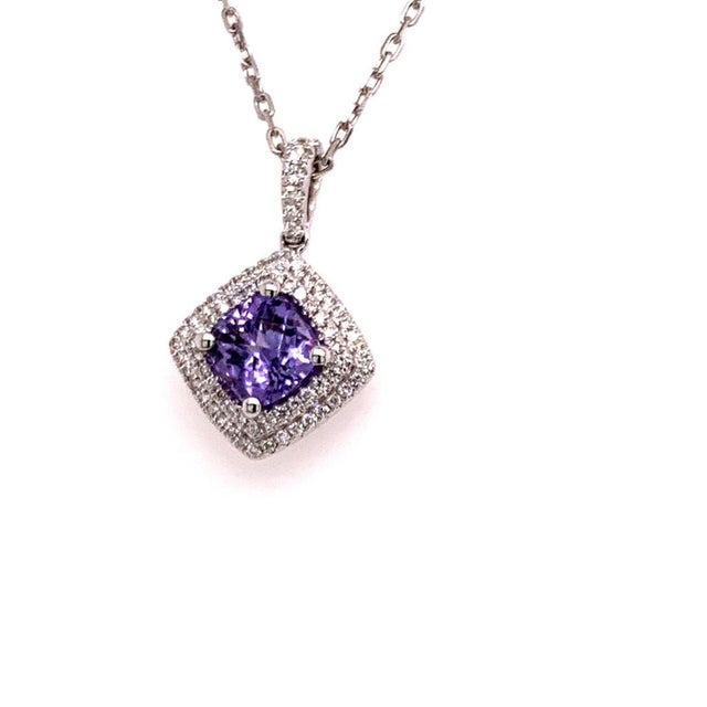 Natural Finely Faceted Quality Sapphire Diamond Necklace 2.32 TCW 18k Gold Certified $4,950 921152 This is a Unique Custom...