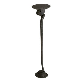 Art Deco Snake Floor Lamp, 1970s For Sale