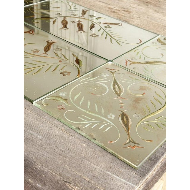 Art Deco Modular Mirror, France, 1940s, Set of 8 For Sale - Image 4 of 11