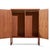 Wood Jens Risom Mid Century Walnut Sled Leg Armoire Cabinet For Sale - Image 7 of 7