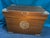 1970s Set of Three Matching Wood and Brass Blanket Storage Boxes With Butterfly Motif For Sale - Image 9 of 13
