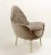 Pointed Back Italian armchairs - New grey velvet upholstery.