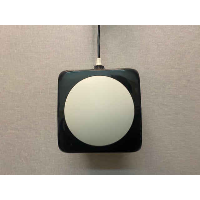 Space Age Dice Ceiling Lamp in Black by Lars Schioler for Hoyrup Lamper, 1970s For Sale - Image 18 of 18