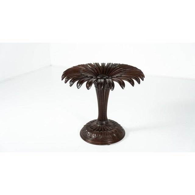 Sunflower Dining Table, Wood and Glass, Italy, 1960s