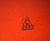 Set of 6 Red Gerz West German Pottery Small Plates For Sale - Image 10 of 11