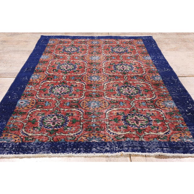 Zeki Muren Vintage Turkish Sivas Rug, 03'06 X 06'05 For Sale - Image 9 of 10