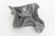 Bitossi Vintage Biomorphic Snakeskin Embossed Ceramic Bowl, Gray, Charcoal, White For Sale - Image 4 of 11