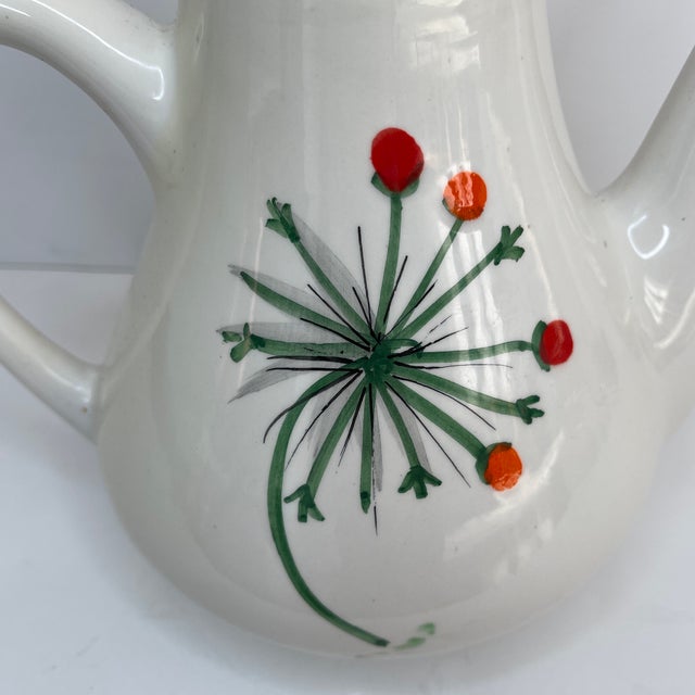 Vintage Mancioli Painted Tea Pot For Sale - Image 10 of 12