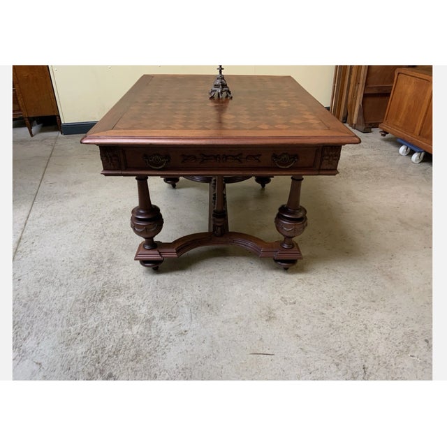 Antique Extendable Table, 1910 For Sale - Image 6 of 13