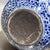 Blue and White Phoenix & Grape Porcelain Bowl, Chinoiserie Decor Basin For Sale - Image 4 of 9