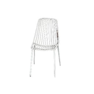Vintage Metal Garden Chair, 1950s For Sale