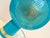 Contemporary Vintage Rare Retired Jonathan Adler Santorini Electra Aqua With Gold Sunburst Table Lamp, From His Mediterranean-Inspired Collection For Sale - Image 3 of 12