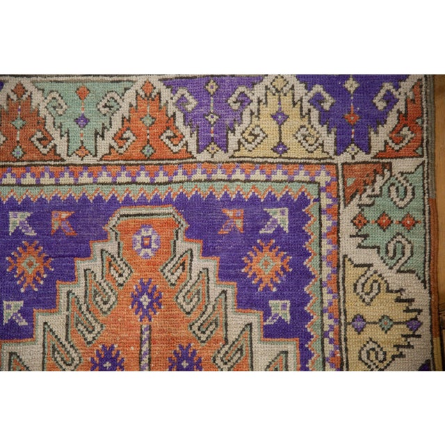 Vintage Distressed Oushak Rug - 2'5" x 3'11" For Sale In New York - Image 6 of 9