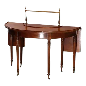 Late 20th Century Vintage Drexel Wallace Nutting Mahogany Serving Table