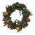 Partridge in Pear Tree Winter Door Wreath Realistic Holiday Crystal Fruit Apple For Sale