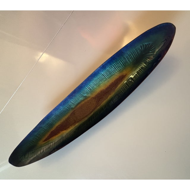 Large Enamelled Bowl by Franco Bastianelli for Laurana Pesaro, 1960s For Sale - Image 3 of 13